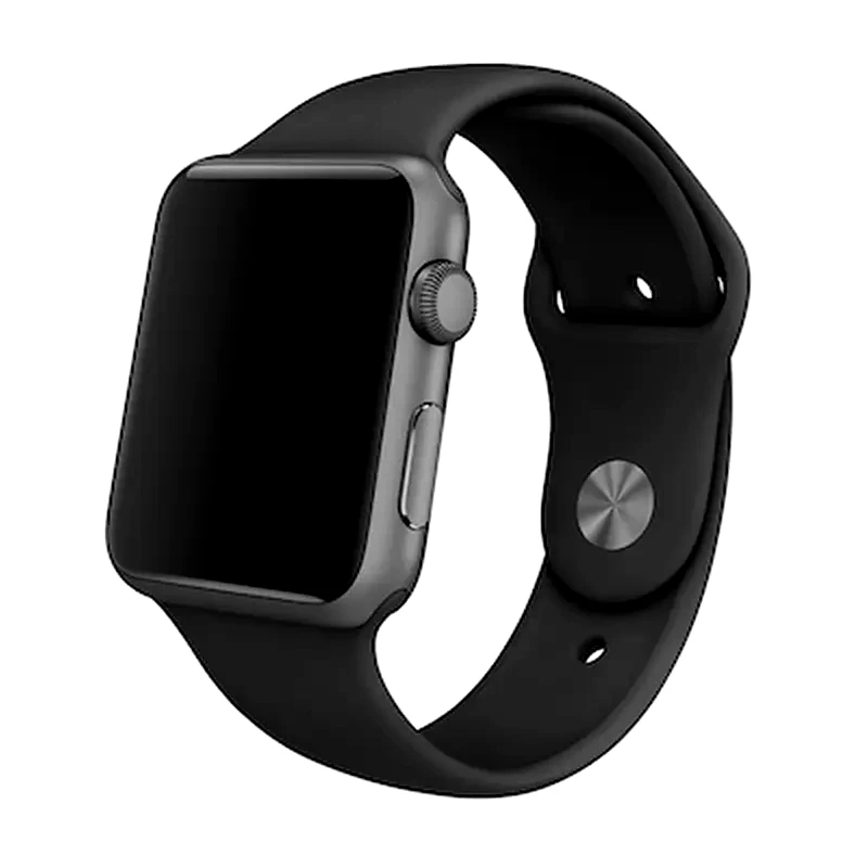 KAKAPI Λουράκι Kakapi Silicone για Apple Watch 38/40/41mm - Μαύρο