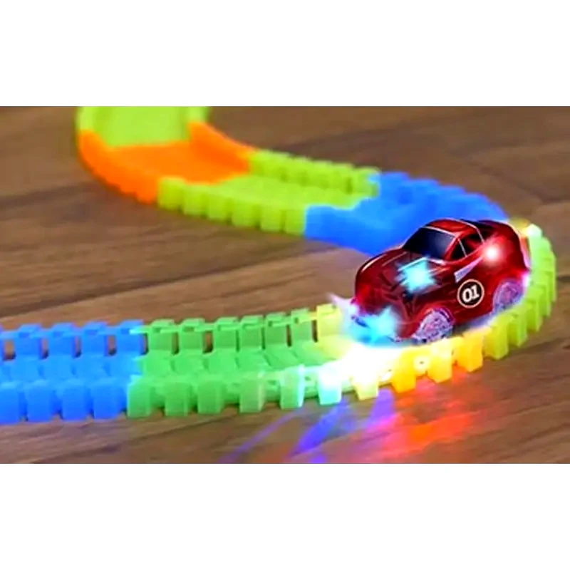 OEM Αυτοκινητόδρομος 165 Τεμαχίων Και Αυτοκινητάκι Με Φως