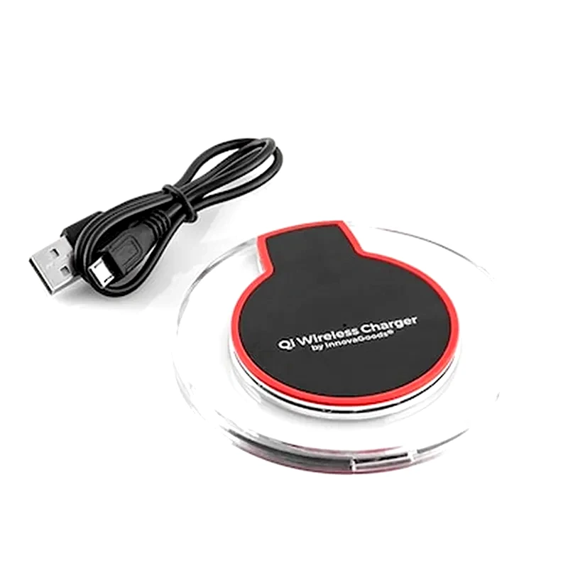 INNOVAGOODS Ασύρματος Φορτιστής Innovagoods Qi pad Micro Usb - Transparent