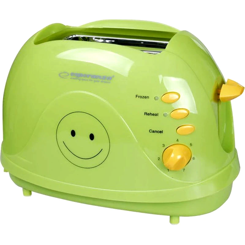 ESPERANZA ESPERANZA SMILEY EKT003 2 Θέσεων 750W Πράσινο Φρυγανιέρα