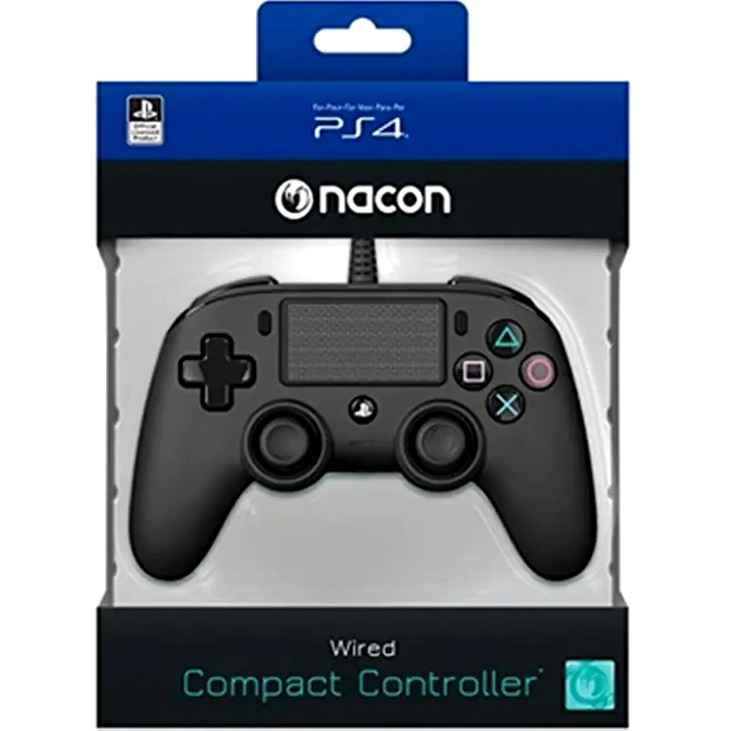 NACON Nacon Compact Ενσύρματο Χειριστήριο - Μαύρο