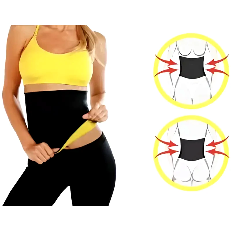 OEM Ζώνη Εφίδρωσης Αδυνατίσματος Hot Shapers A-438 2XLarge - Μαύρο