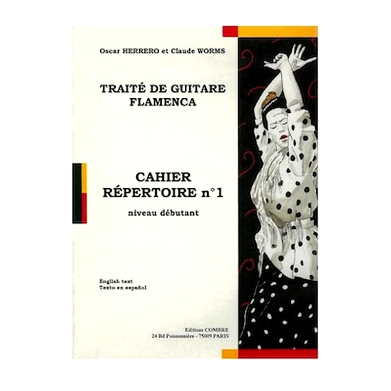 EDITIONS COMBRE Βιβλίο Για Κλασσική Κιθάρα Editions Combre Herrero - Worms - Traite De Guitare Flamenca, Cahier Repertoire No.1