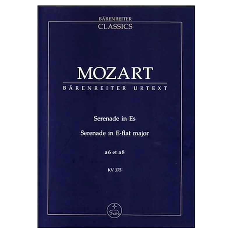 BARENREITER Βιβλίο Για Σύνολα Barenreiter Mozart - Serenade In Eb Major [pocket Score]