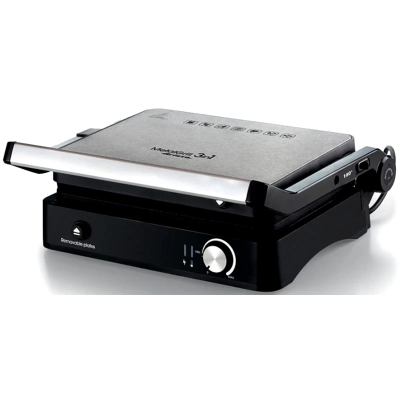 ARIETE Τοστιέρα Γκριλιέρα ARIETE MetalGrill 3in1 1934 2000 W Ασημί