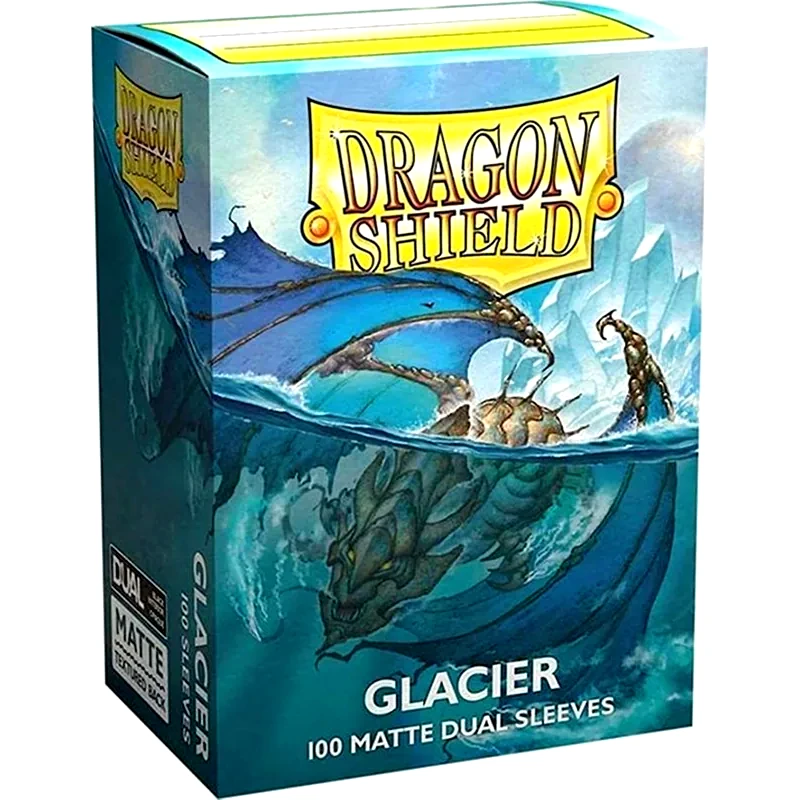 ARCANE TINMEN Glacier Miniom Dragon Shield Standard Matte Dual Sleeves (100 Sleeves)
