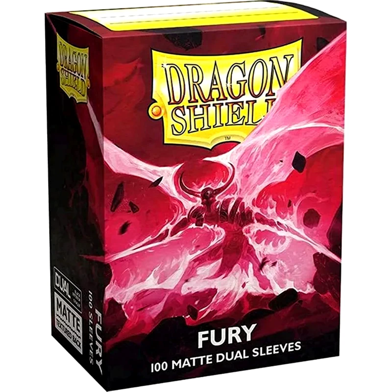 ARCANE TINMEN Fury Alaric, Crimson King Dragon Shield Dual Matte Sleeves (100 Sleeves)