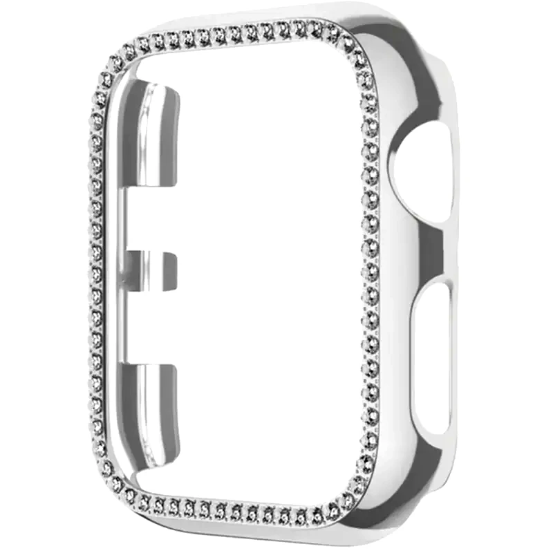 SONIQUE Θήκη Sonique Luxury Diamond PC για Apple Watch 38mm - Ασημί
