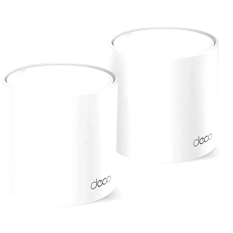 TP-LINK TP-Link Deco X10 AX1500 Whole Home Mesh Wi-Fi 6 Dual Band (2.4 5 GHz) 1201 Mbps 2 pack