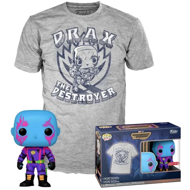 FUNKO Funko Pop! Box - Marvel Guardians of the Galaxy - Drax POP! με T-Shirt (L)
