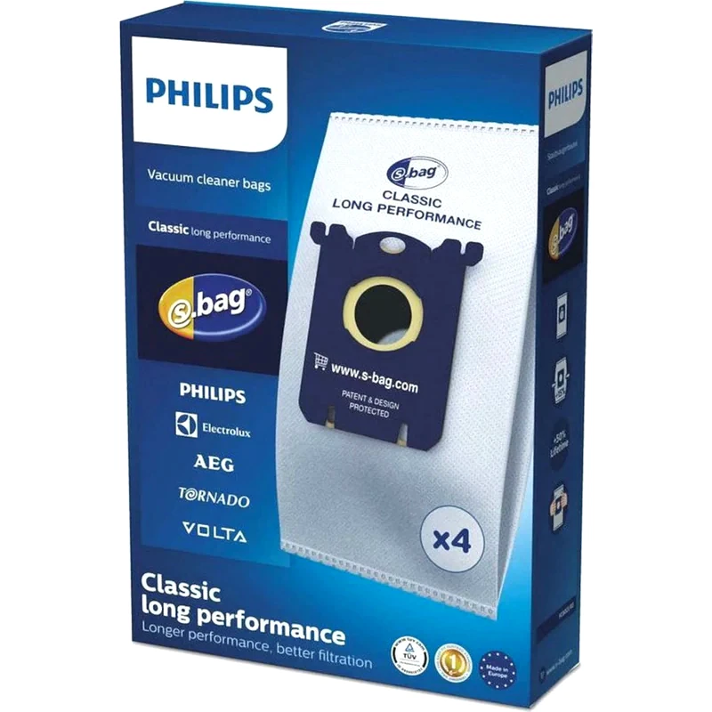 PHILIPS PHILIPS FC8021/03 Σακούλες για Ηλεκτρική Σκούπα 4τμχ