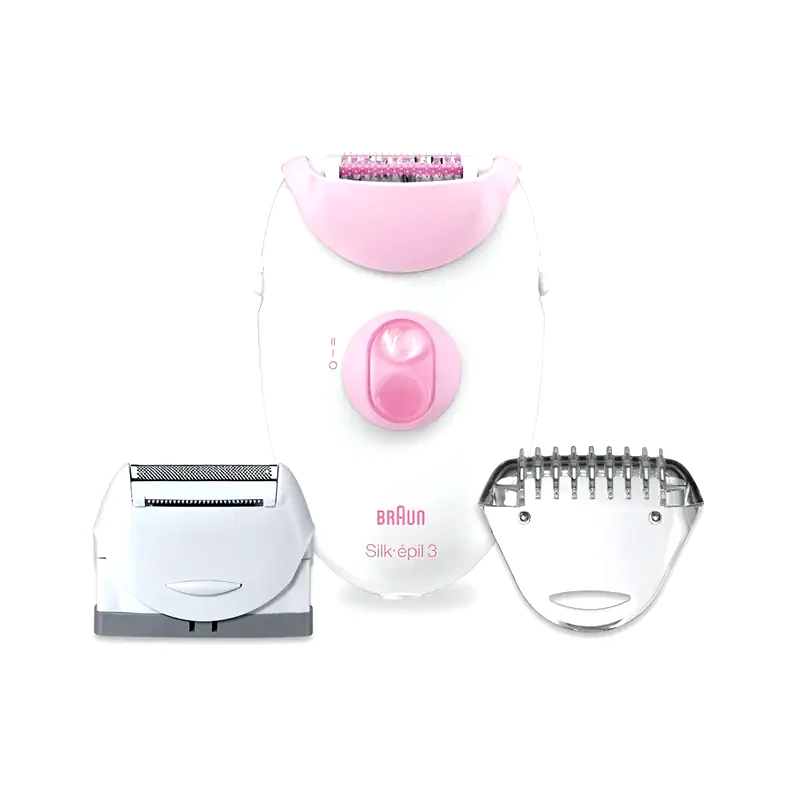 BRAUN Αποτριχωτική Μηχανή BRAUN SILK EPIL 3 SE3270/TWEEZERS Ροζ