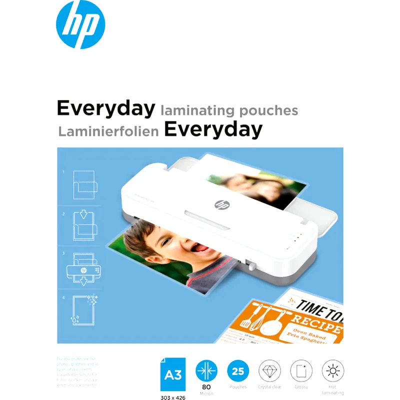 HP HP Everyday Φύλλα πλαστικοποίησης Α3 80mic 25 φύλλα
