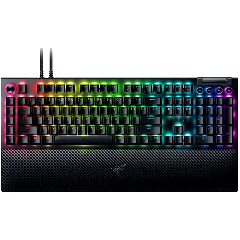 RAZER Razer BlackWidow V4 Pro Ενσύρματο Μηχανικό Gaming Πληκτρολόγιο με Razer Yellow διακόπτες και RGB φωτισμό (US)