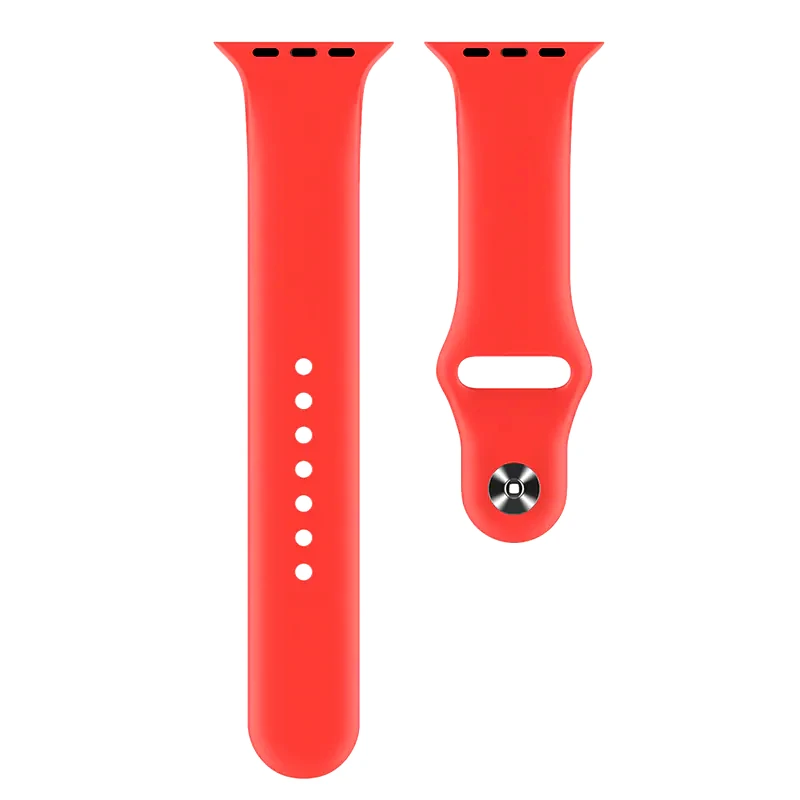 Λουράκι Σιλικόνης Για Apple Watch 49mm - Κόκκινο