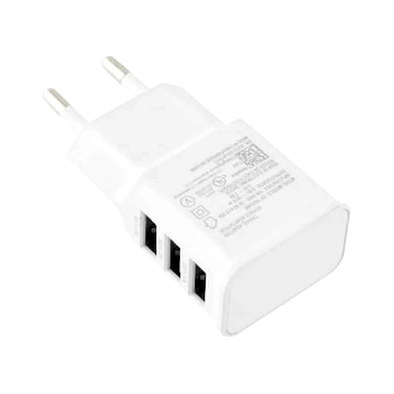 LAMTECH Φορτιστής Πρίζας Lamtech 3xUsb 2.1A - White