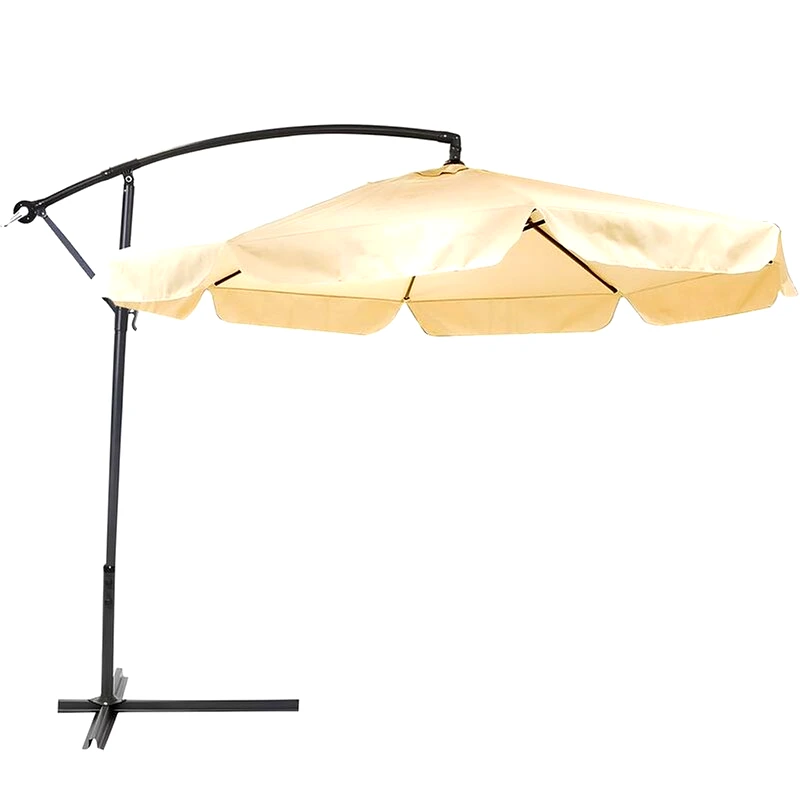 BORMANN Ομπρέλα με Βάση Στήριξης Κρεμαστή Στρογγυλή Bormann BSP1030 από Μέταλλο φ3m - Μπεζ