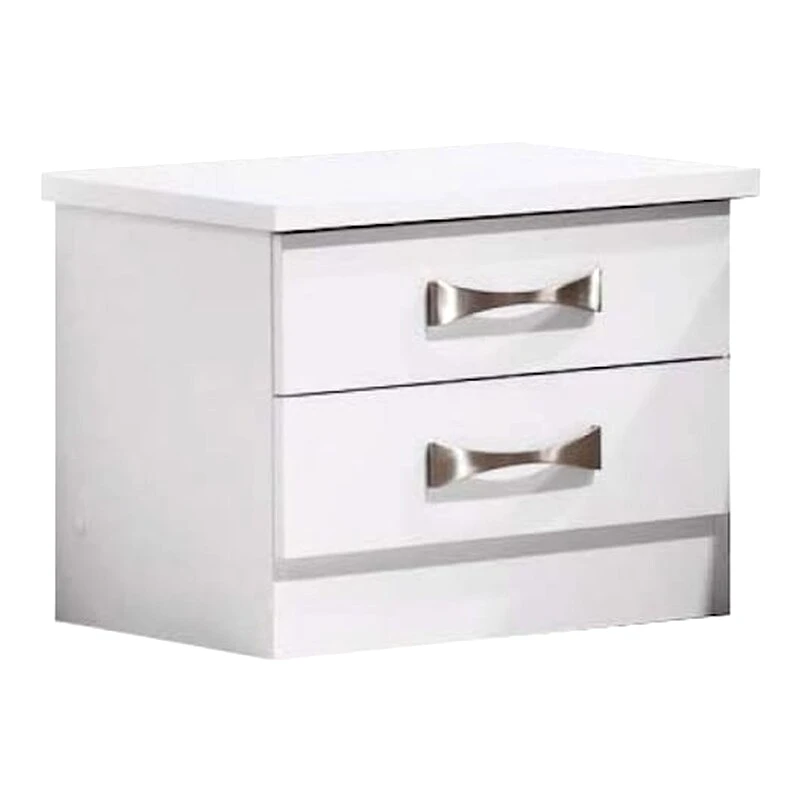 WOODWELL Κομοδίνο Woodwell Από Μελαμίνη 40x40x50 cm - Λευκό