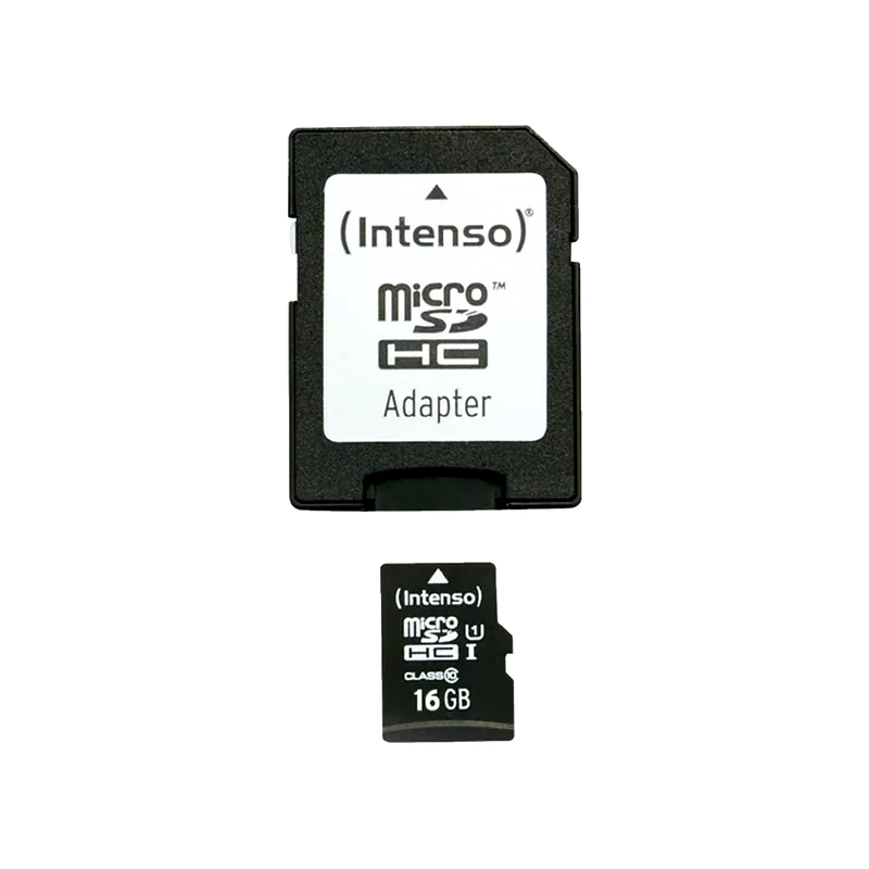 INTENSO Κάρτα μνήμης microSDHC 16GB Class 10 SD Adapter - Intenso 3423480