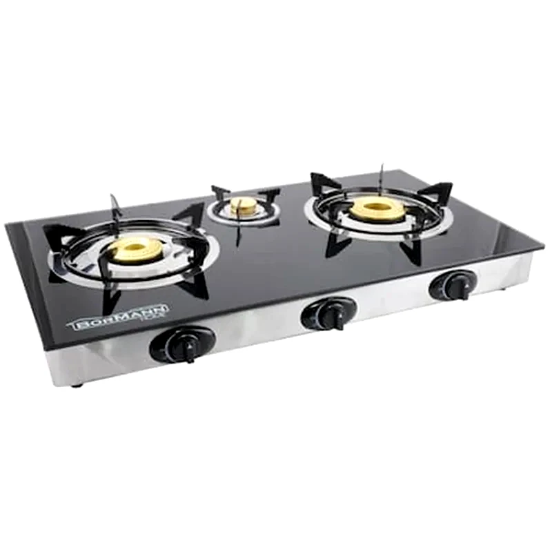 BORMANN BORMANN ELITE BLG8500 Μαύρο Επιτραπέζια Εστία Υγραερίου Τριπλή