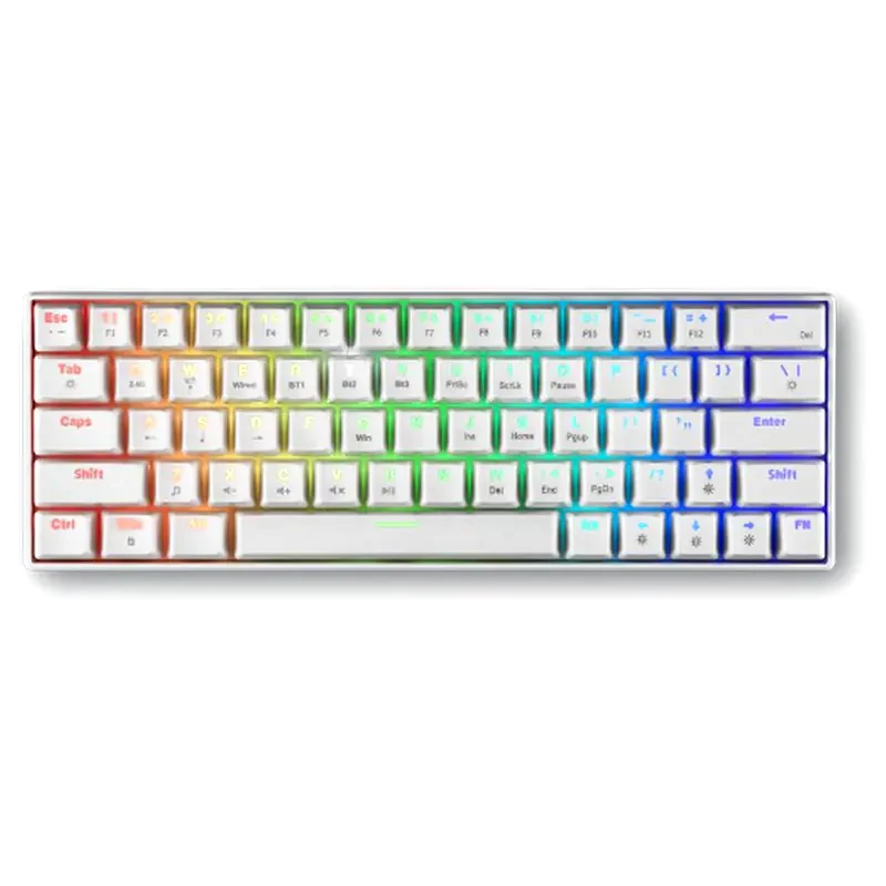 SPARTAN GEAR Spartangear Pegasus 2 Ασύρματο Gaming Πληκτρολόγιο Λευκό (US)