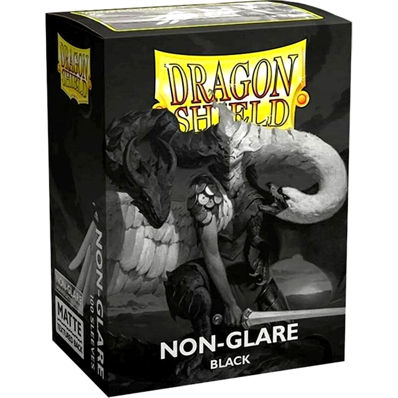 ARCANE TINMEN Dragon Shield Sleeves - Matte Nonglare Standard Size - Black V2