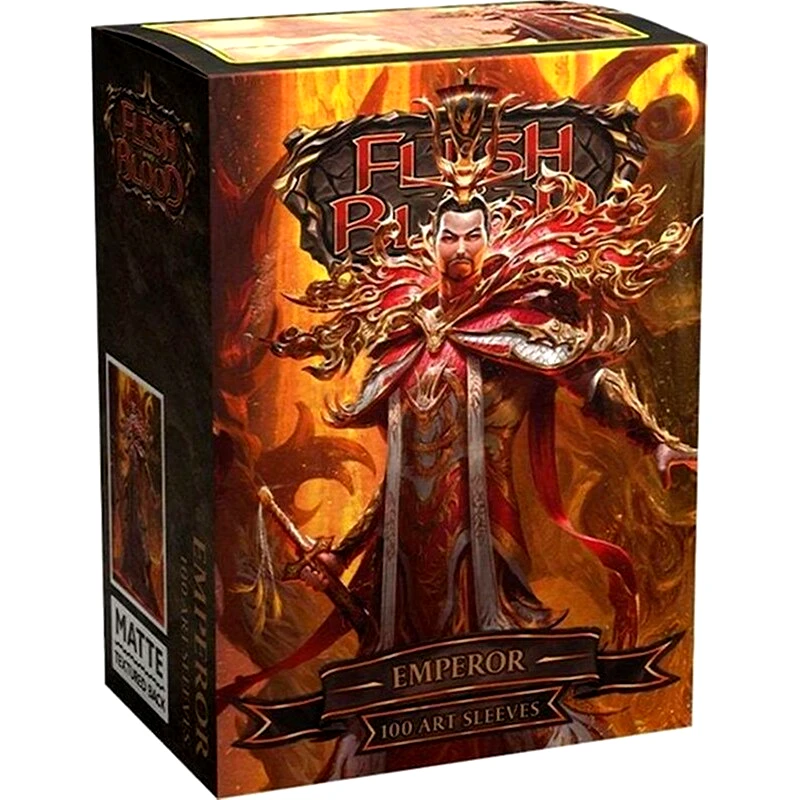 ARCANE TINMEN Flesh And Blood Emperor Dragon Shield Matte Art Standard Size (100 Sleeves)