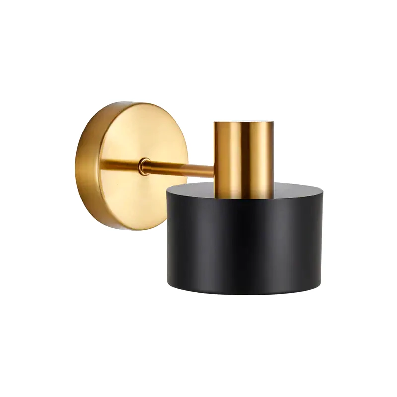 HOMELIGHTING Απλίκα Τοίχου Homelighting 77-8307 Μεταλλική 17x14x10 cm - Χρυσή/Μαύρη