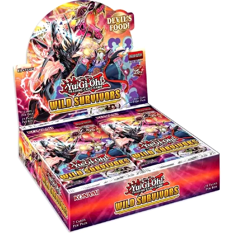 Yu-gi-oh! Wild Survivors Booster Box Card Game (Konami) - 24 Φακελάκια φωτογραφία