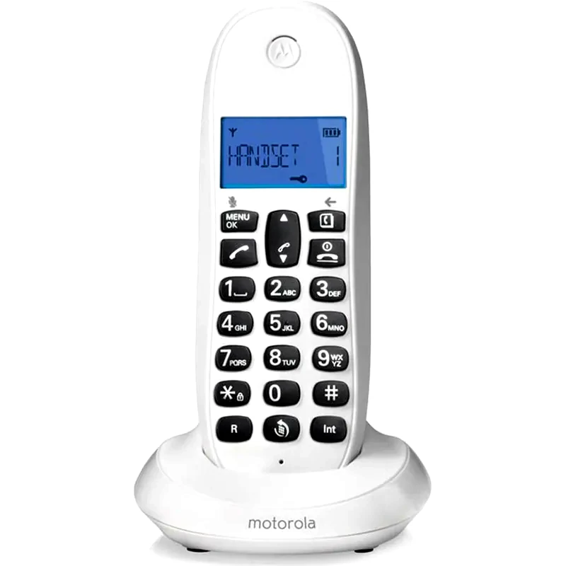 MOTOROLA Ασύρματο Τηλέφωνο Motorola C1001LΒ Λευκό