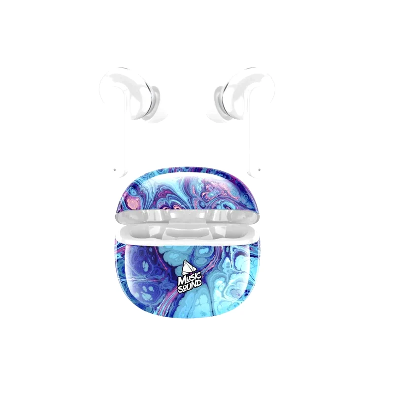 CELLULAR LINE Ακουστικά Bluetooth Cellular Line Music Sound με Θήκη Φόρτισης - Purple/White
