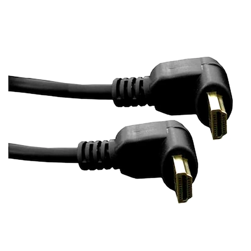 OEM Καλώδιο Hdmi Γωνιακό 1.5m Full Hd 1080p Έκδοση Hdmi1.3 51231 Edm Spain Με Επίχρυσους Ακροδέκτες