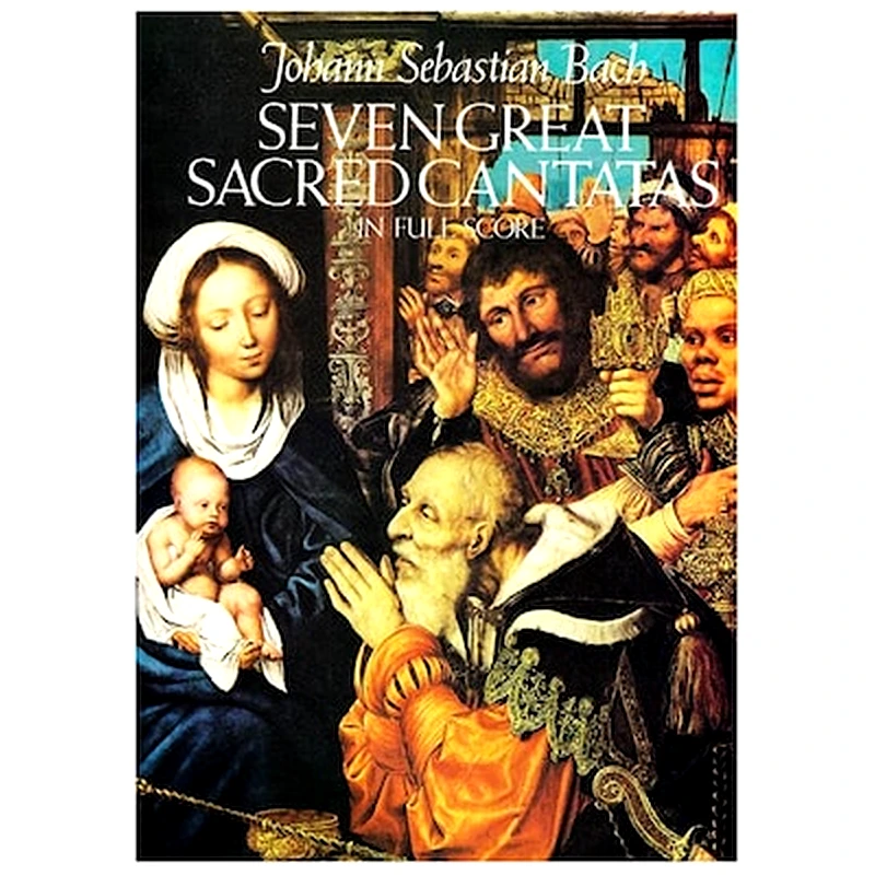 DOVER PUBLICATIONS Βιβλίο Για Σύνολα Dover Publications Bach - Seven Great Sacred Cantatas [full Score]