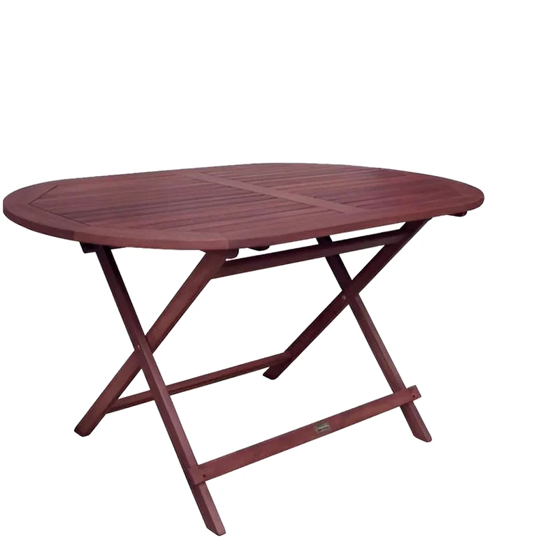 WOODWELL Τραπεζαρία Εξωτερικού Χώρου Πτυσσόμενη Woodwell c11270 120x70x72 cm - Καφέ