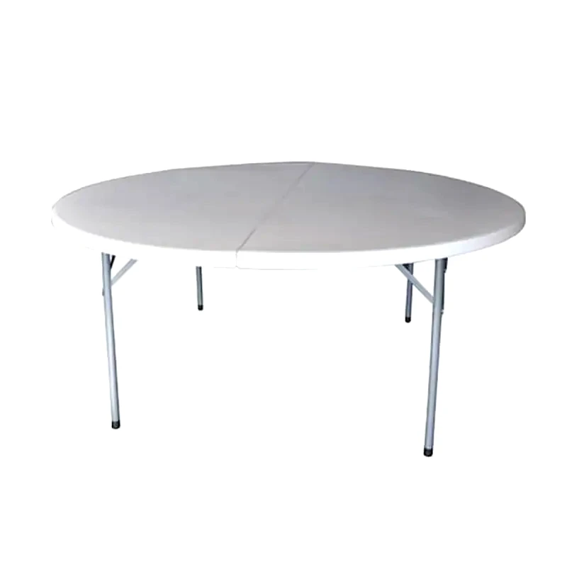 WOODWELL Τραπέζι Woodwell Πτυσσόμενο Φ181x74cm - Λευκό
