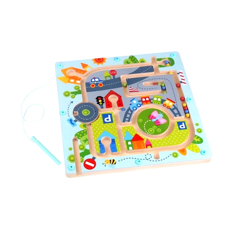 TOOKY TOY Tooky Toy Ξυλινος Λαβυρινθος Πολη Tkc458