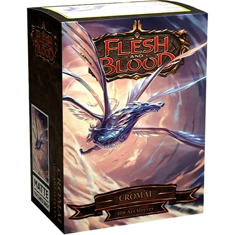 ARCANE TINMEN Flesh And Blood Cromai Dragon Shield License Standard Art Sleeves (100 Sleeves)