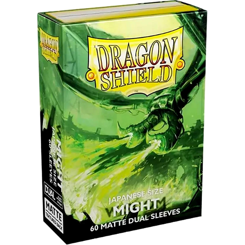 Might Dragon Shield Japanese Size Matte Dual Sleeves (60 Sleeves) φωτογραφία