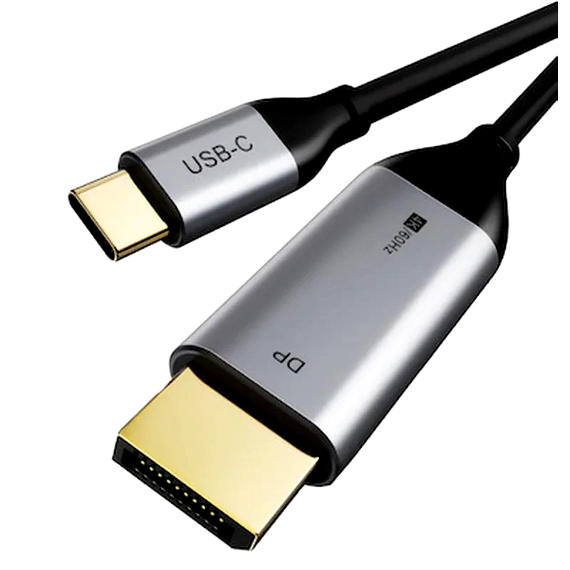 CABLETIME Cabletime Καλώδιο Usb-c Σε Displayport C160, 4k/60hz, 1.8m, Μαύρο