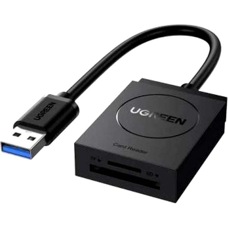 UGREEN Card Reader Ugreen Cr127 USB 3.0 - Μαύρο