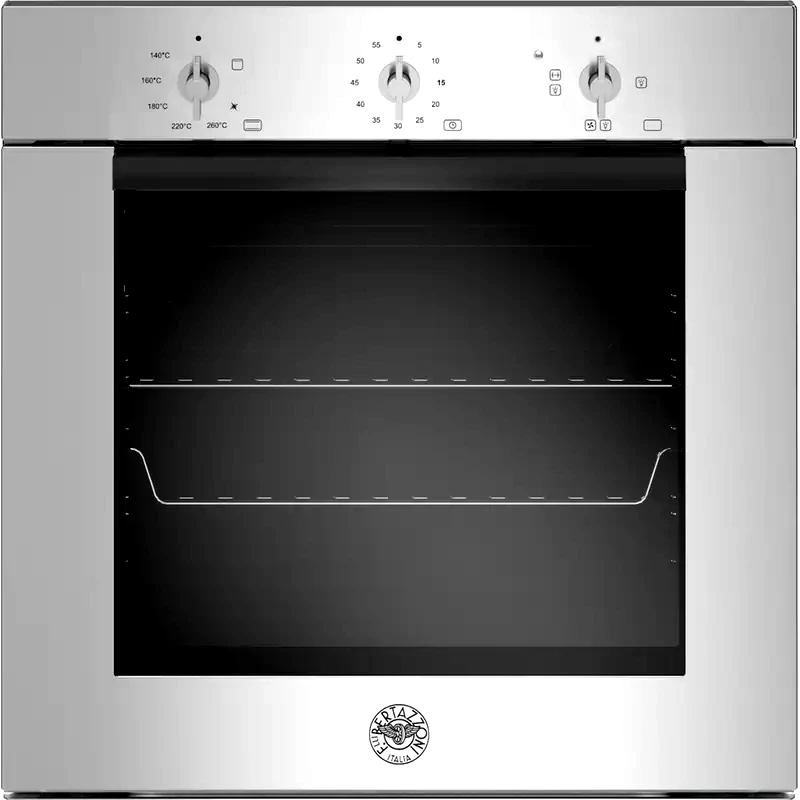 BERTAZZONI BERTAZZONI F60 5 MOD G K XS (GPL) 57 lt Inox Εντοιχιζόμενος Φούρνος Άνω Πάγκου Υγραερίου