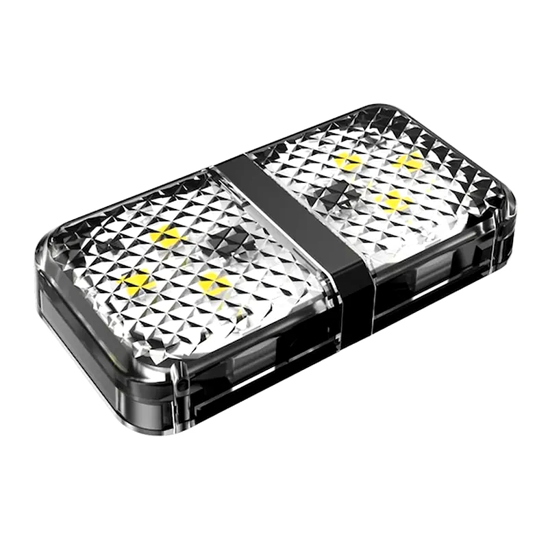 BASEUS Baseus Led Προειδοποίησης Ανοιχτής Πόρτας Αυτοκινήτου Crfzd-01, Μαύρο