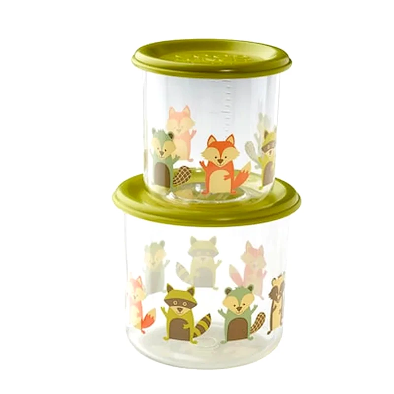 SUGARBOOGER What Did The Fox Eat Snack Container Large (2pcs)