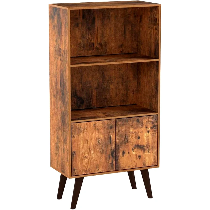 VASAGLE Βιβλιοθήκη Vasagle από Μοριοσανίδα 60x30x120 cm - Καφέ