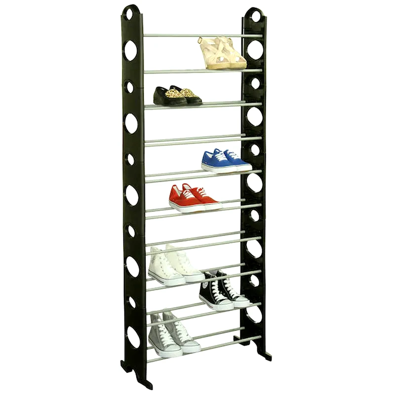 OEM Παπουτσοθήκη - Stand OEM Από Πλαστικό 65x26x156 cm - Μαύρη