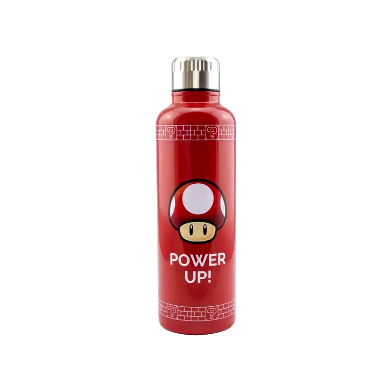 PALADONE Μεταλλικό Μπουκάλι Paladone Super Mario Power Up - Reusable Water Bottle 500ml