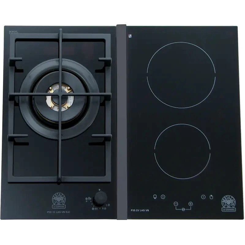 LA GERMANIA LA GERMANIA P651CVLAGVN (GN) 60.6 cm Μαύρο Εστία Μεικτή Φυσικού Αερίου Αυτόνομη