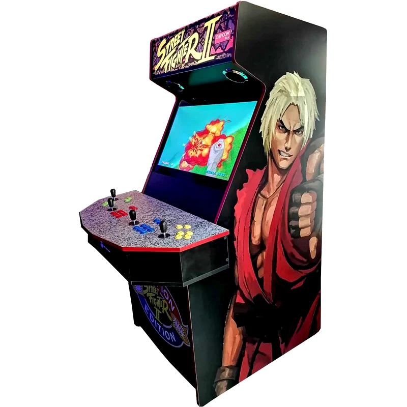 Ρετρό Κονσόλα Full-Size 4 Player System XL 32 Street Fighter Cover