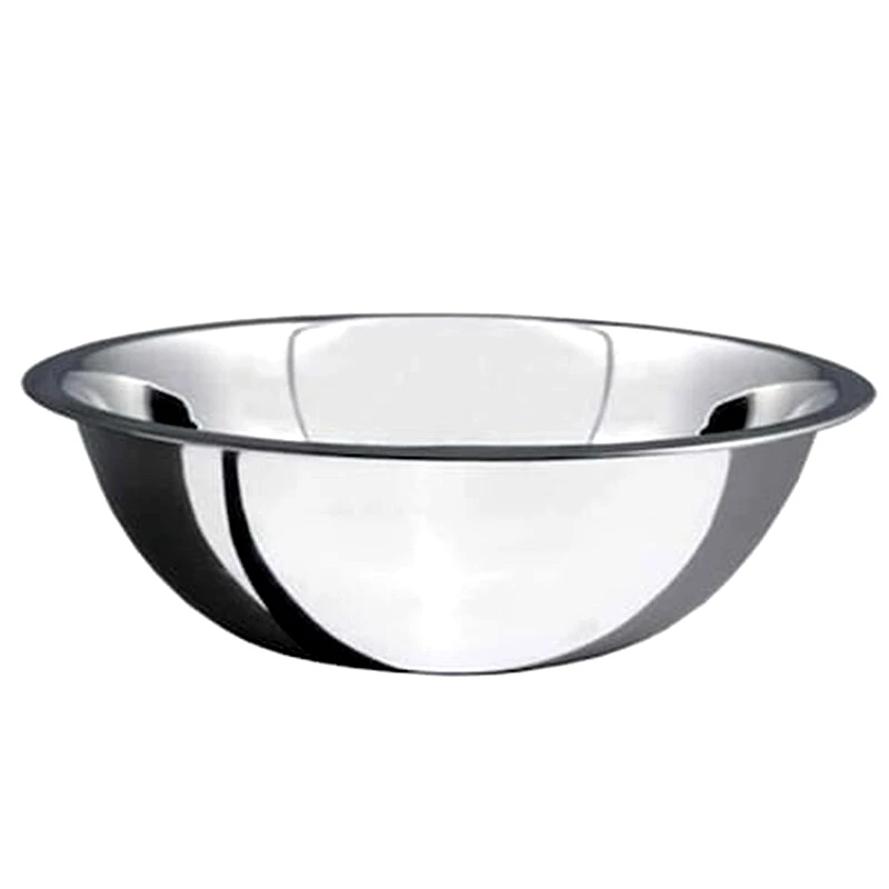 VESTA Μπωλ Vesta Από Ανοξείδωτο Ατσάλι Inox 50x12 cm 13.5 lt - Ασημί