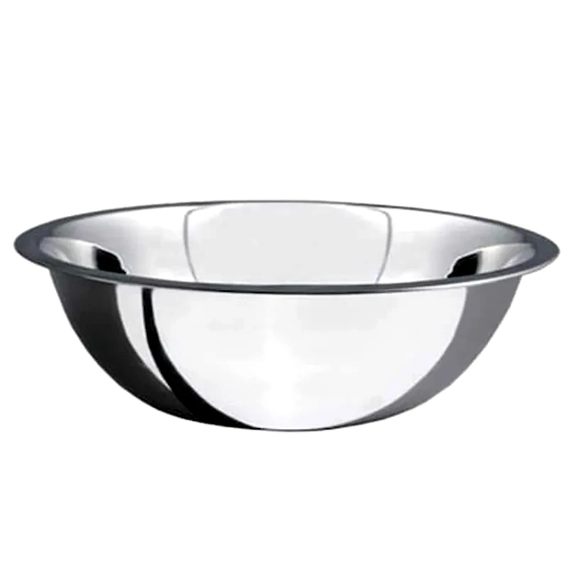 VESTA Μπωλ Vesta Από Ανοξείδωτο Ατσάλι Inox 29x8cm 2.9 lt - Aσημί